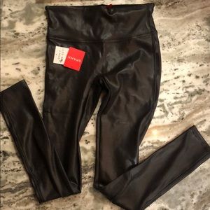Spanx faux leather leggings